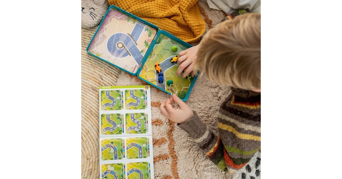 SmartGamesPole Position Denkspel  (Nederlands, 1 speler, Vanaf 7 jaar, 48 opdrachten)