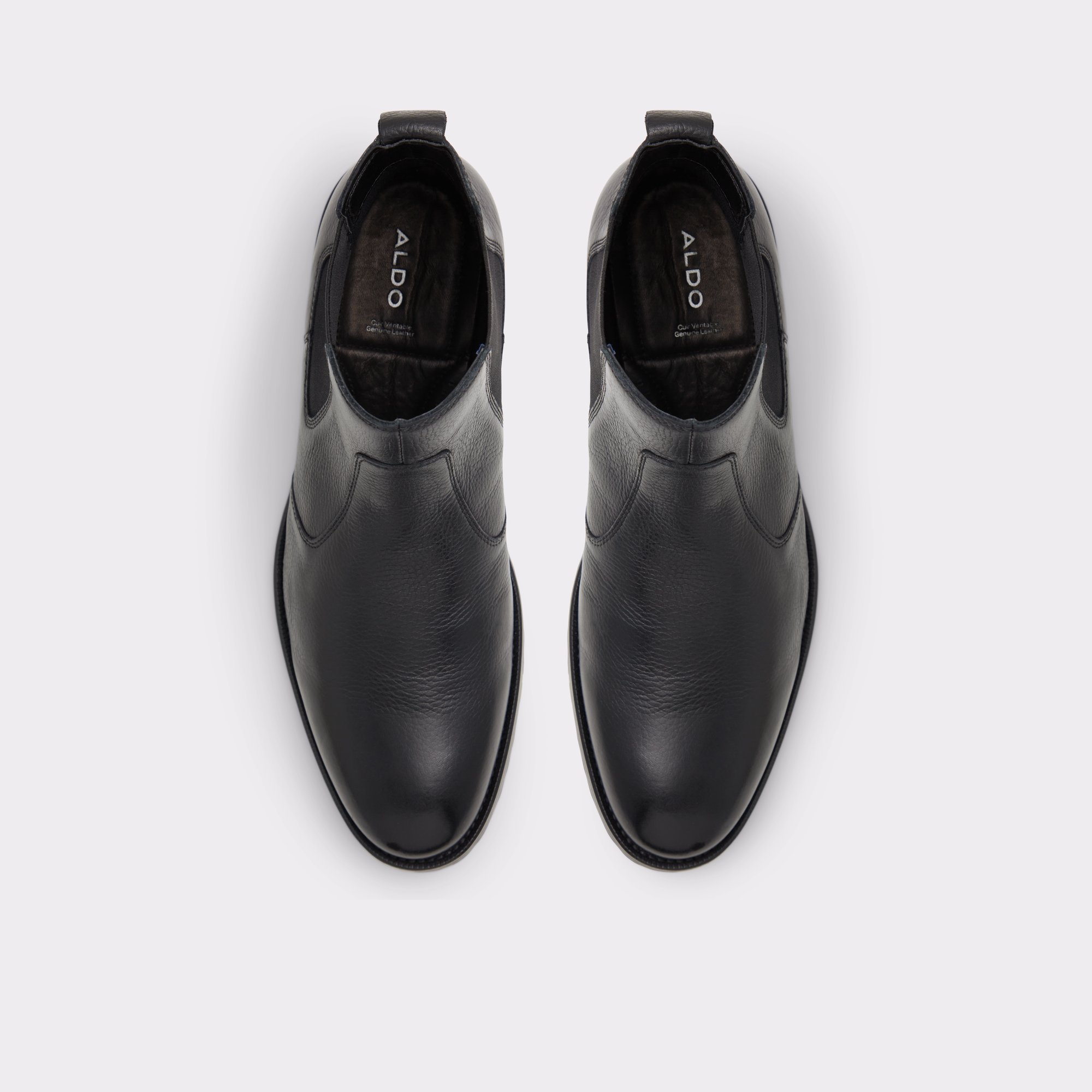 Proust Black Men Dress boots