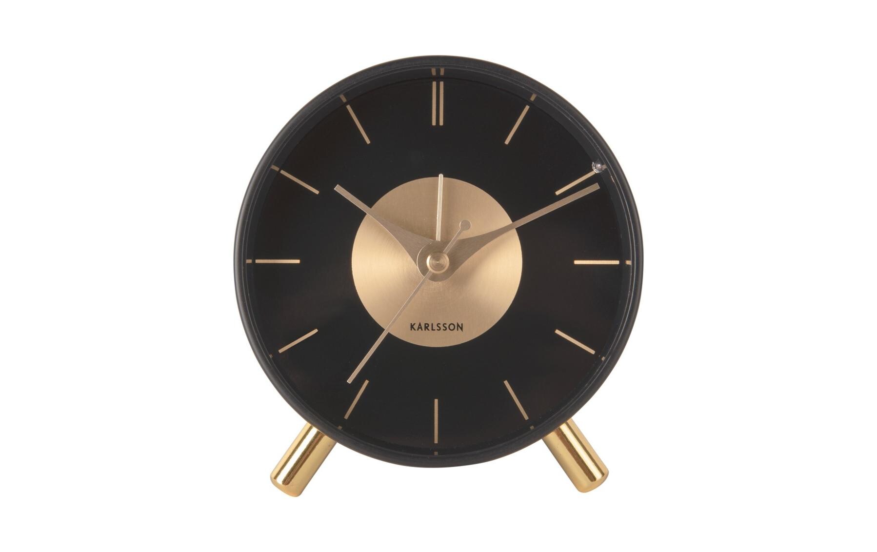 Klassischer Wecker Gold Disc Gold/SchwarzWecker