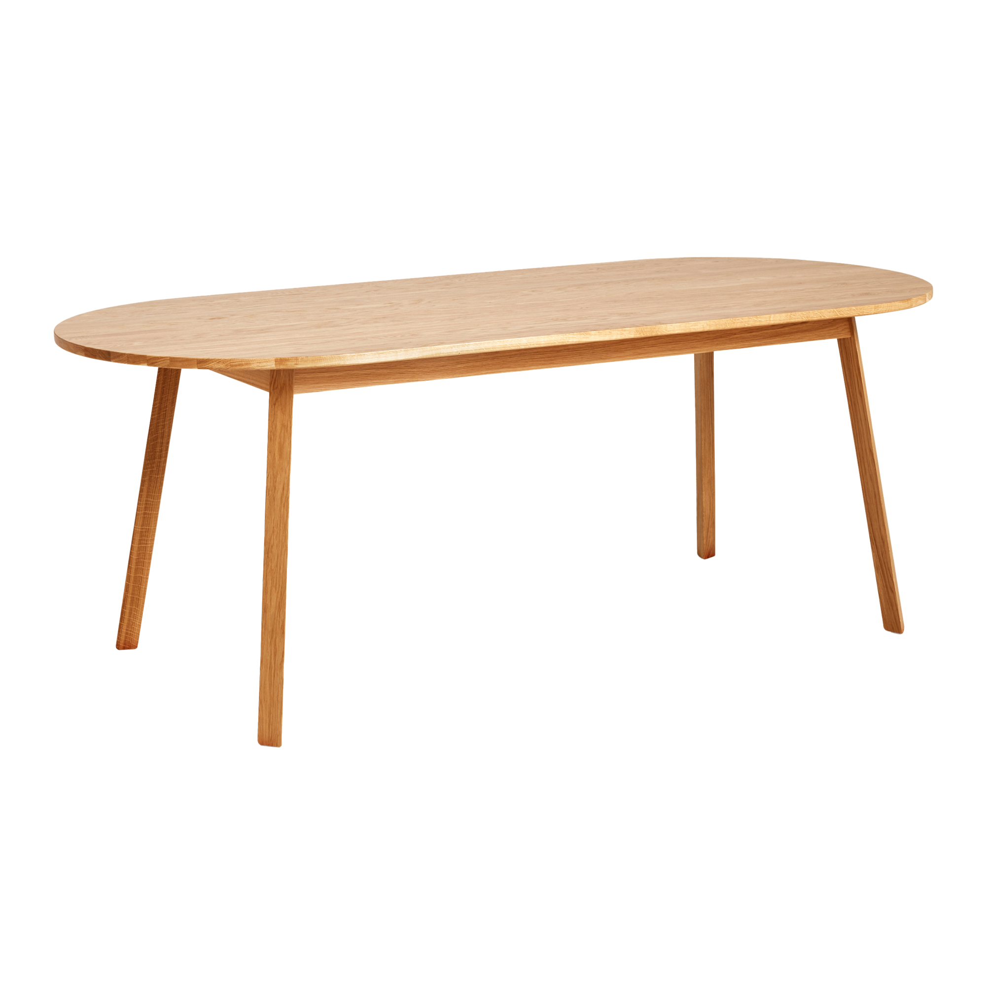Eettafel Triangle Leg 200x85 geolied massief eiken