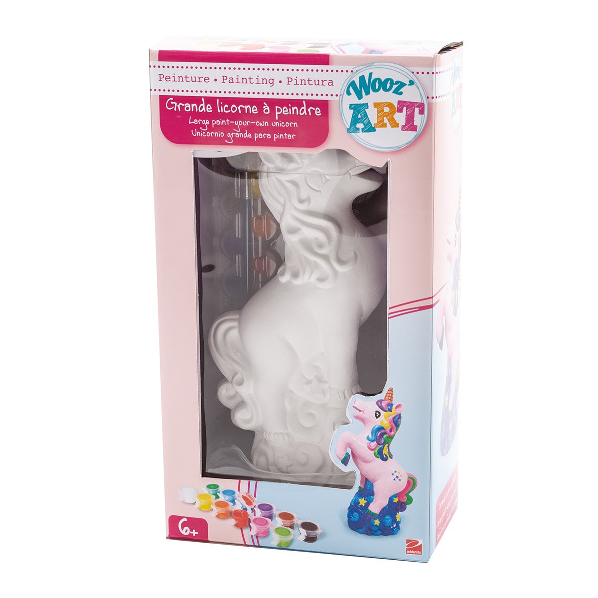 Grande licorne à peindre