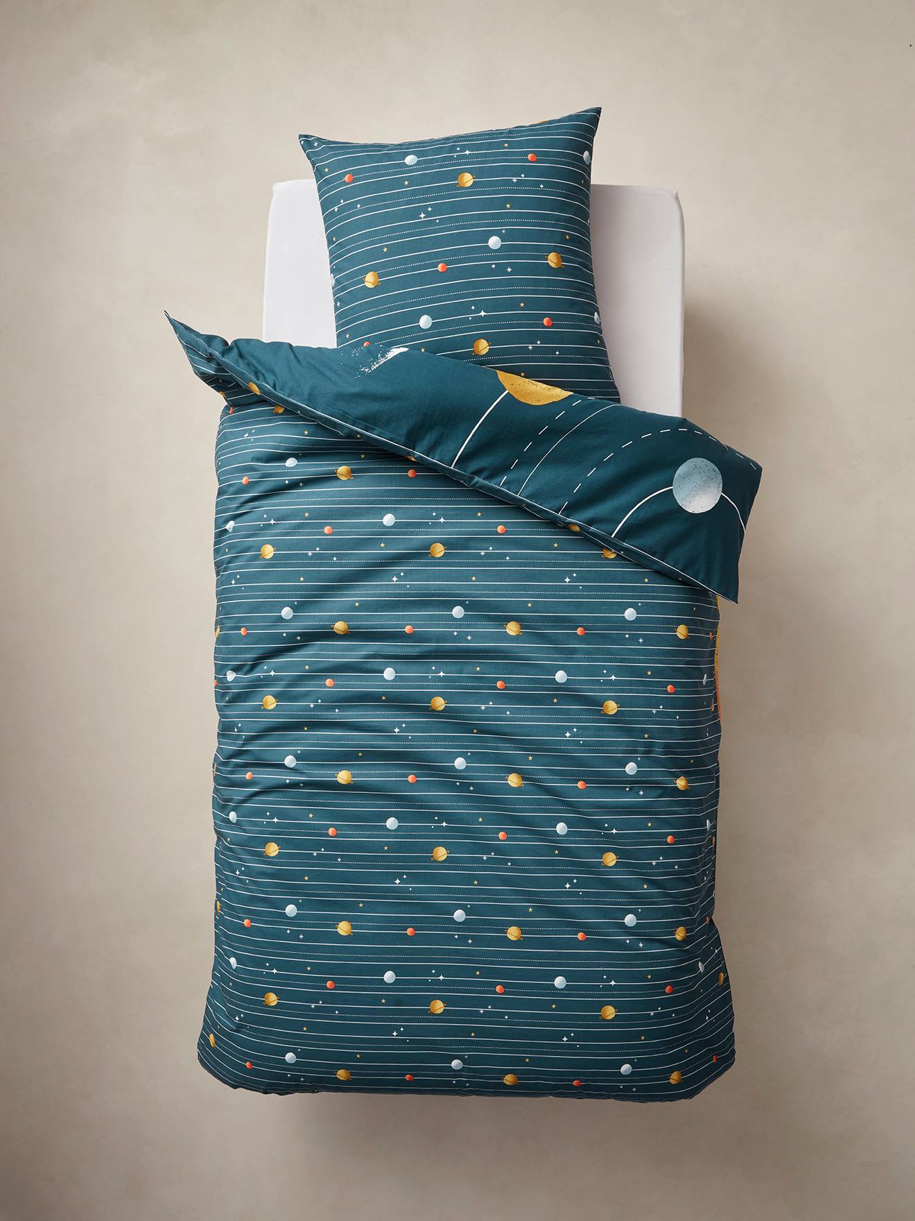 Conjunto infantil: capa de edredom + fronha