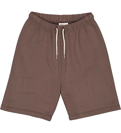 Olsen Kids x Stadt Green Sweatshorts - Zeder Brown