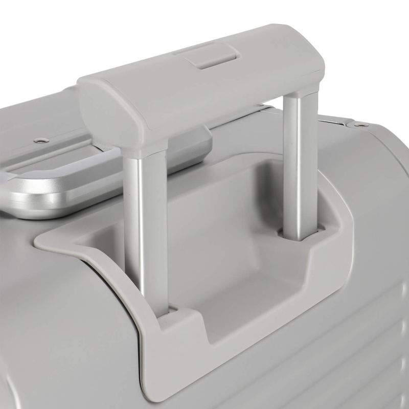 Valise cabine rigide Next Aluminium 55 cm Argent