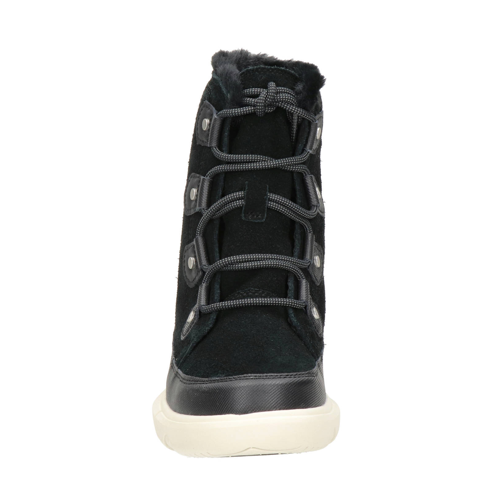 Sorel Explorer  suède snowboot zwart