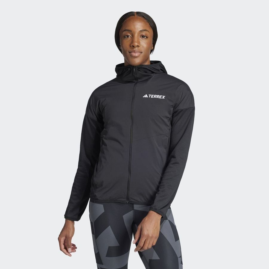 Adidas Terrex Xperior Climawarm  Wind Light Fleece Hooded Jacket