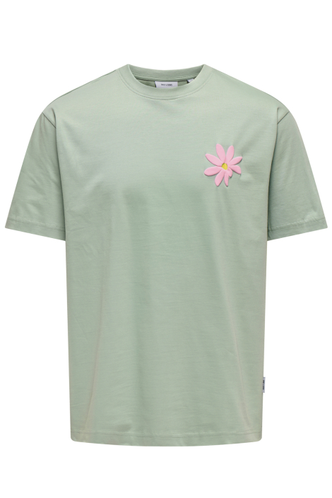 Only & Sons groene heren t-shirt