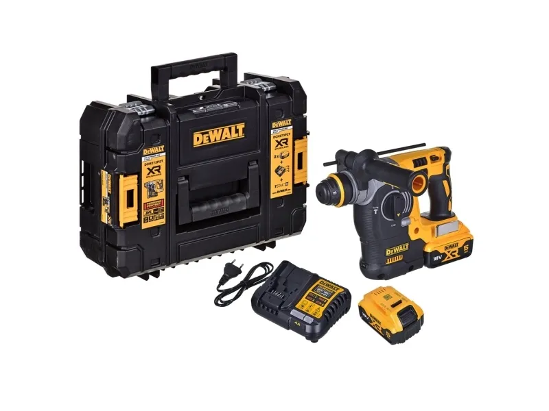 DeWALT DCH273P2T-QW - Hammerbor - ledningfri - SDS-plus - 2.1 Joule - 2 batterier, inkluderet oplader - 18 V