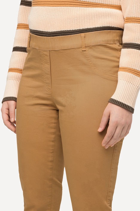 Jeggings, Elastikbund, schmales Bein, Biobaumwolle