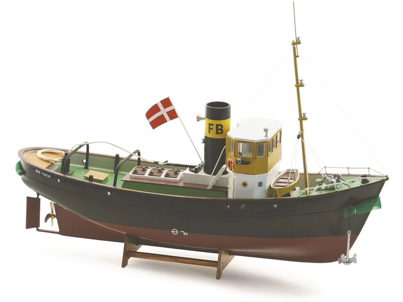 Billing Boats Bausatz Ymer 1:60, 380 mm Detaillierter Schiffsmodellbausatz
