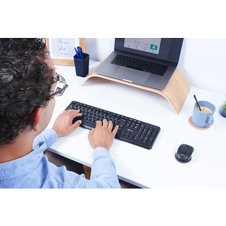 Trust ODY trådløst tastatur og mus - sort