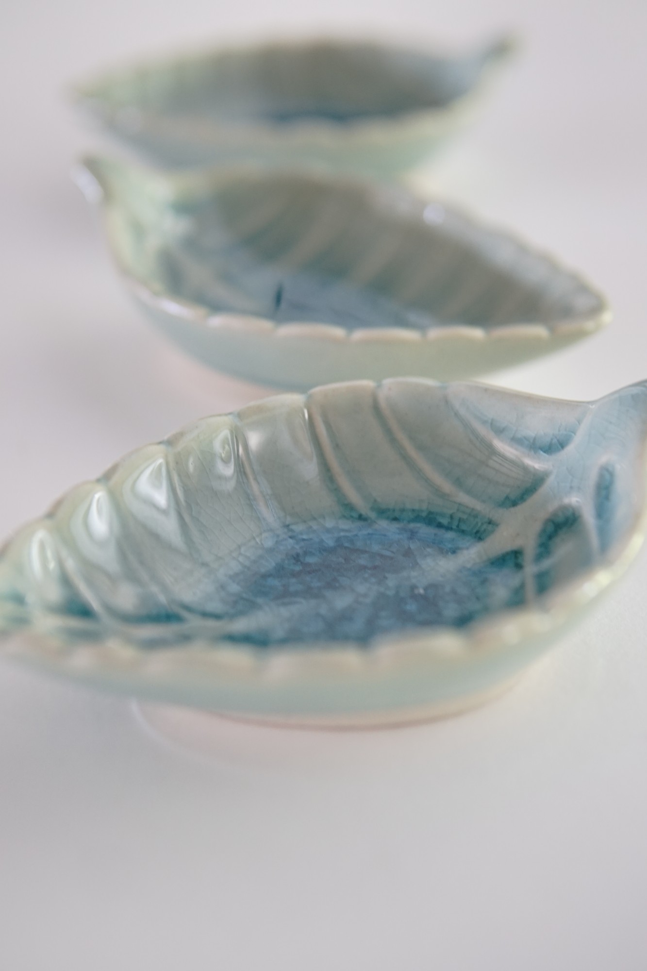 Ablage kleines Blatt, blau zu 2,80