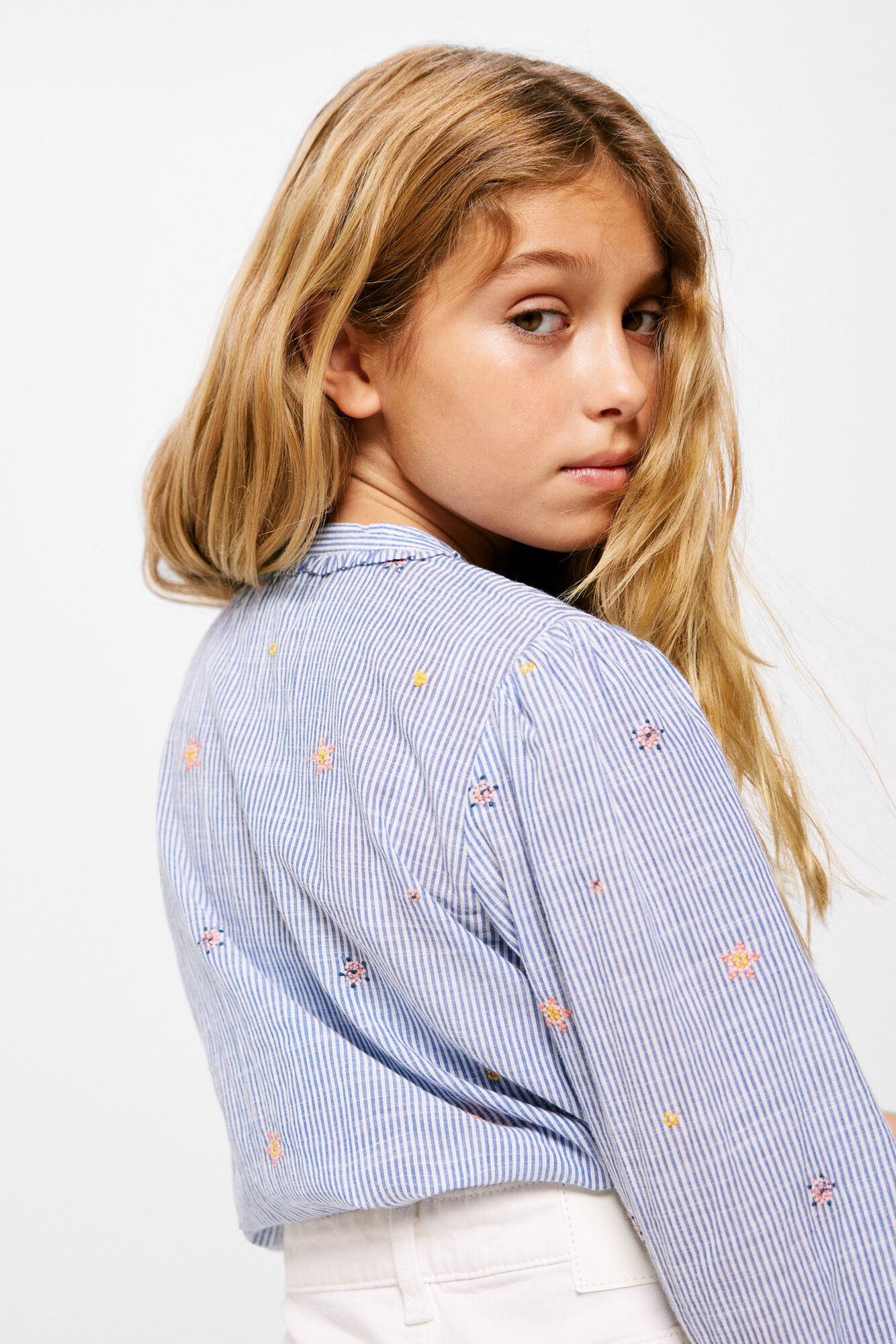 Blusa listrada para menina