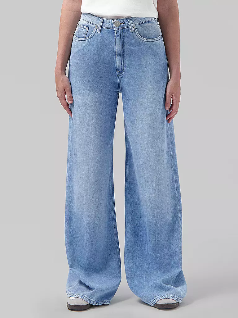 MUD JEANS Jeans Loose Fit SARA hellblau