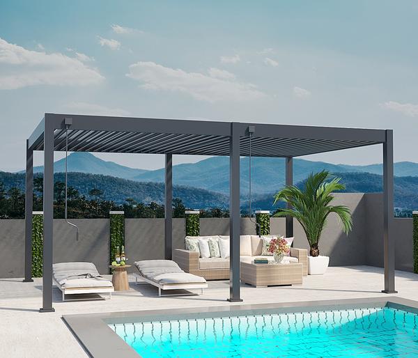 Weide Deluxe Pergola Voll-Alu, ca.