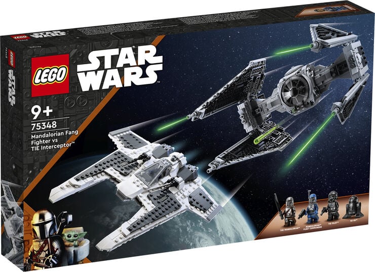 Lego Mandalorian Fang Fighter vs Interceptor 75348