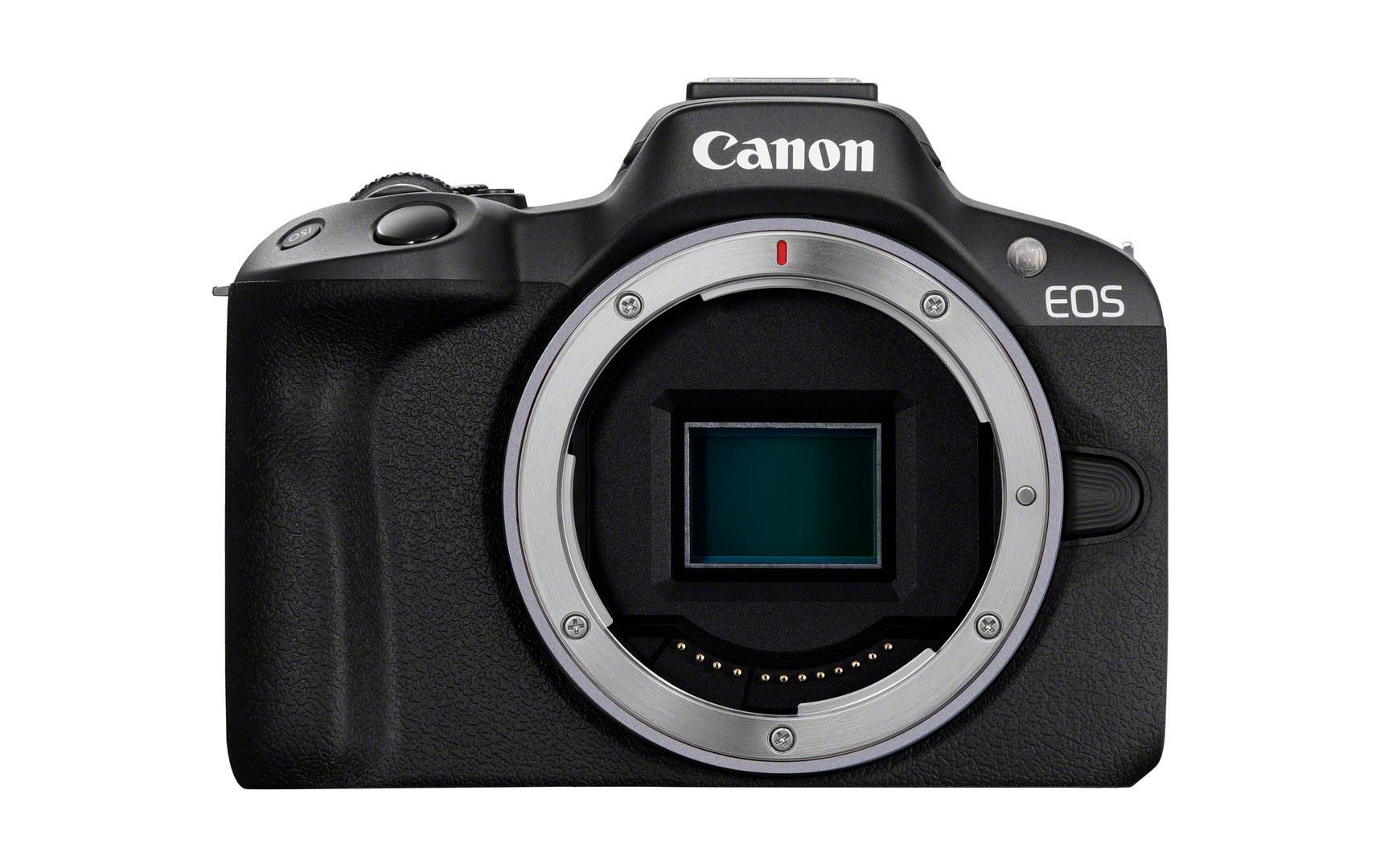 Fotokamera EOS R50 Body Schwarz<br>Perfekte Einstieg in die EOS R Reihe für aktive Content Creator