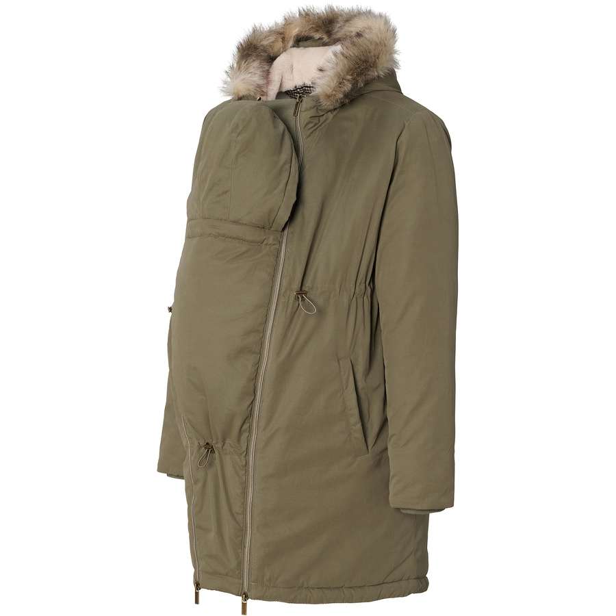 Noppies Umstandsjacke Winter Frankfurt 3-way Dusty Olive