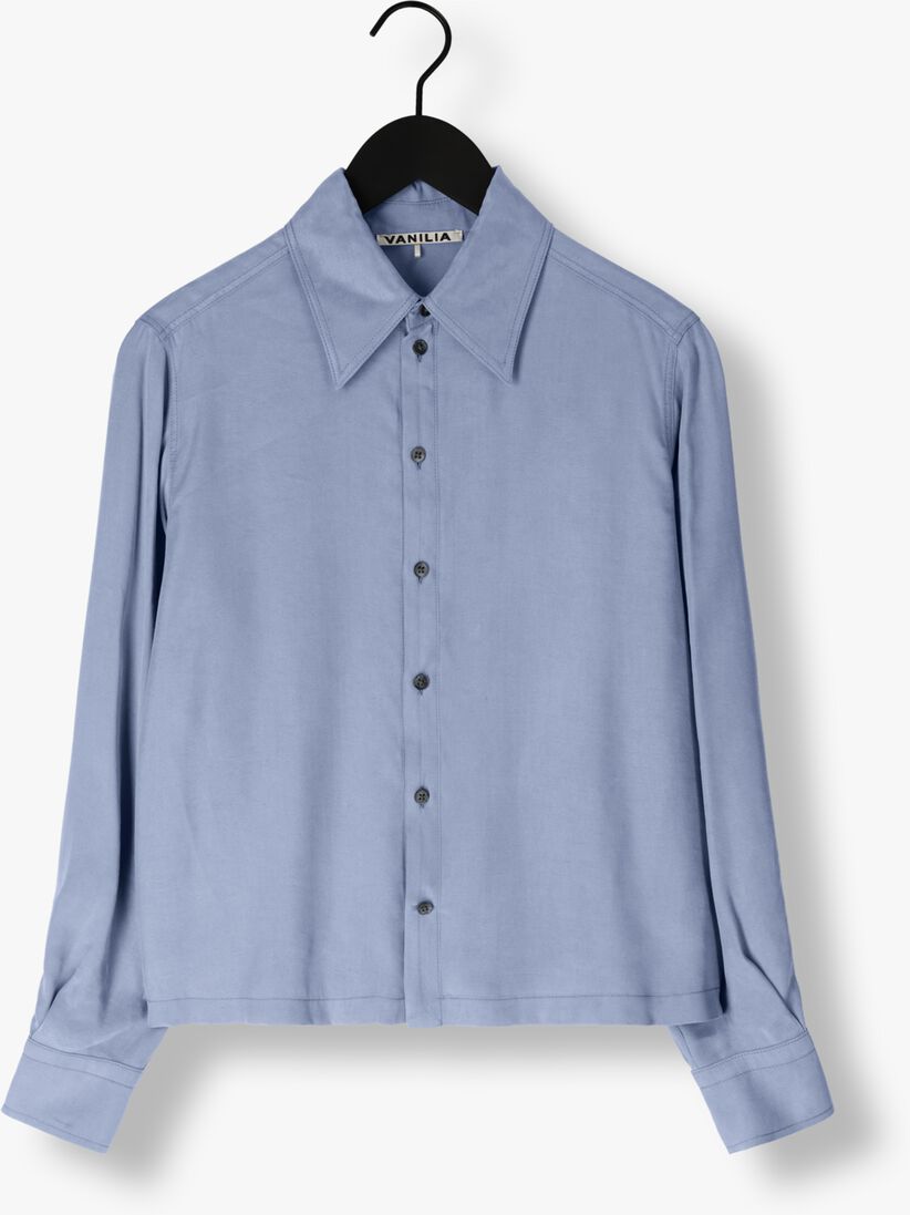 VANILIA blauwe vanilia blouse satin londor