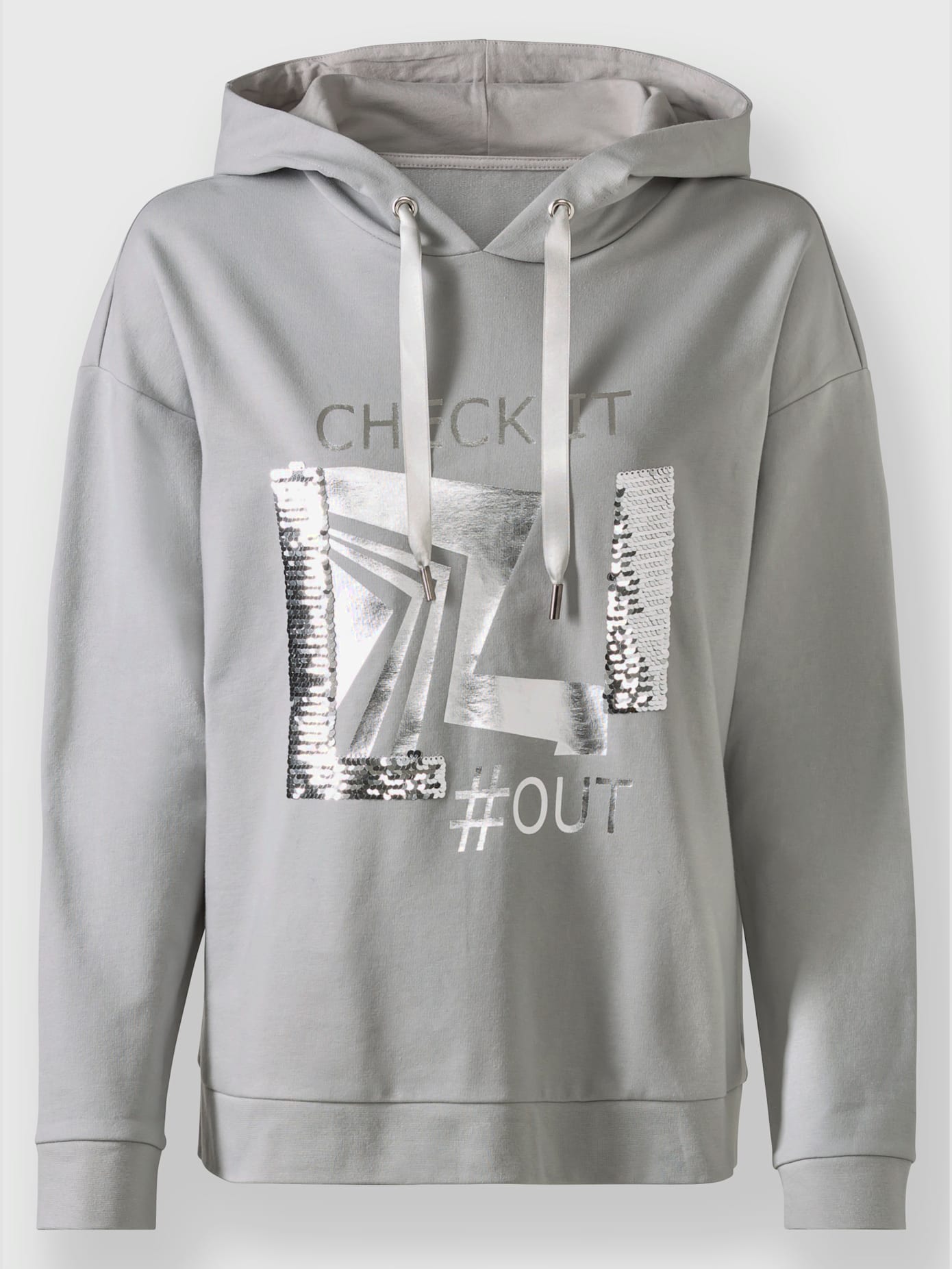 Sweat-shirt joli imprimé feuille devant