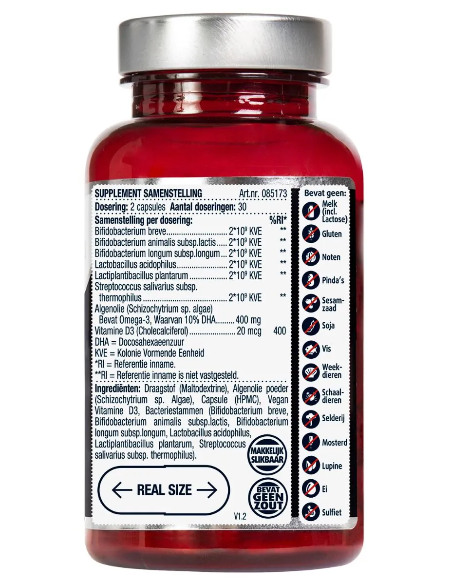 Omega 3, Bioticomel & Vitamine D3 60 capsules