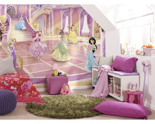 Fotobehangpapier 8-4107 Disney Edition 4 Princess Glitter Party 8-delige set 368 x 254 cm