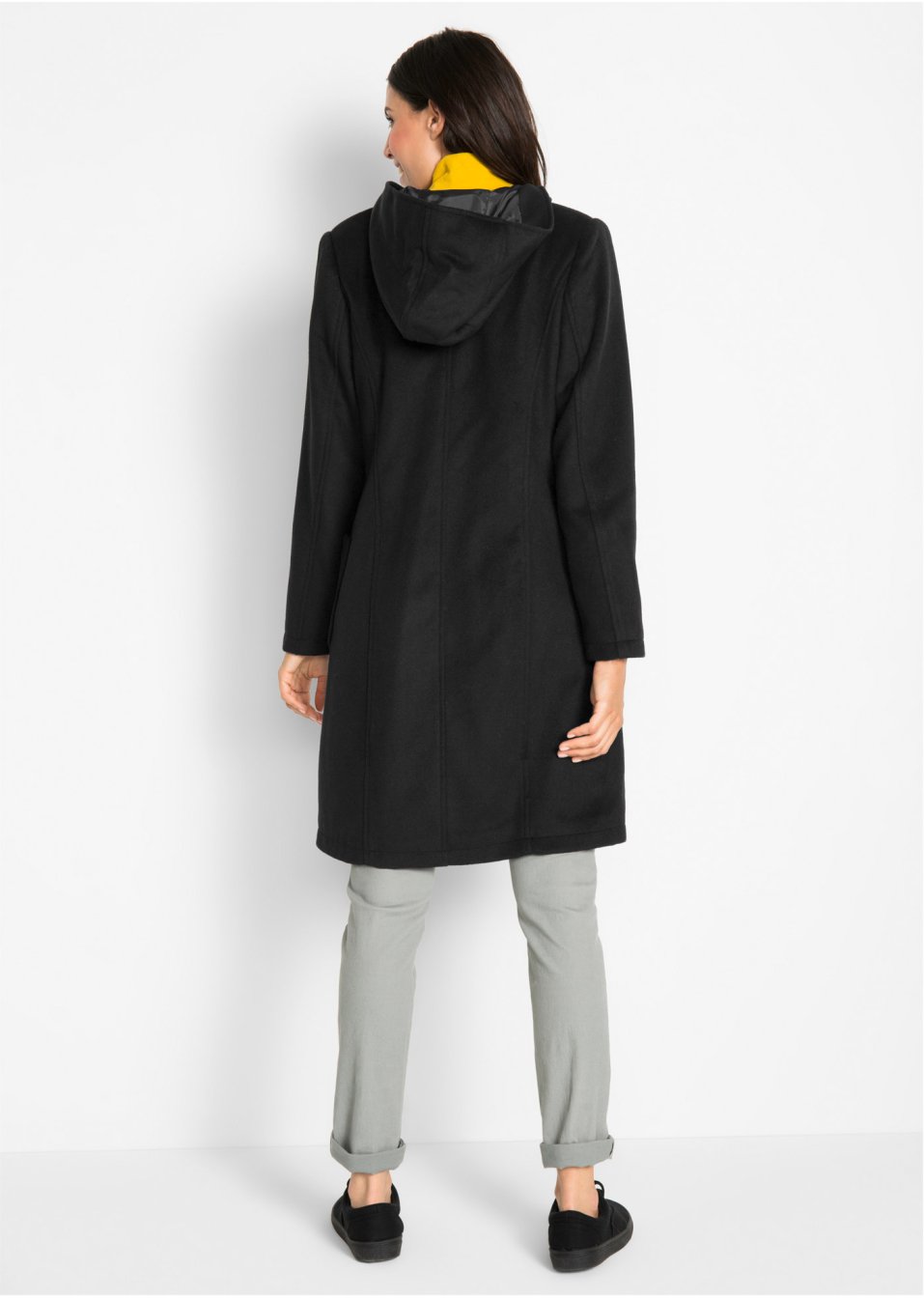 Manteau duffle-coat en laine