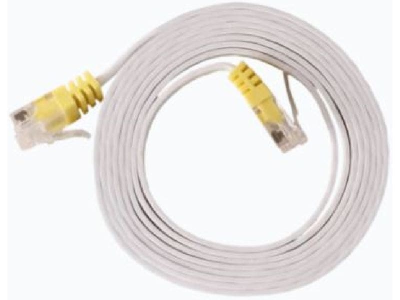 Swisscom Patchkabel RJ-45 - RJ-45, Cat 6A, UTP, 2 m, Weiss Ethernet-Kabel