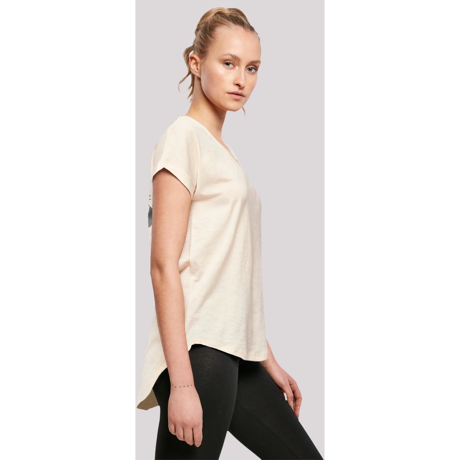 F4NT4STIC Long Cut T-Shirt Mount Fuji Whitesand