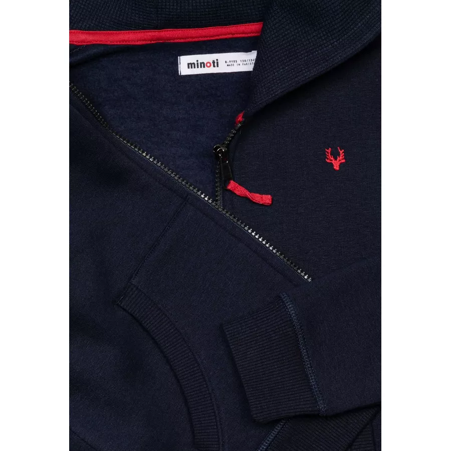 MINOTI Sweatjacke Dunkelblau