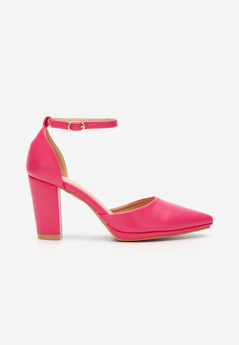 Chaussures à talon épais fuchsia Asteria