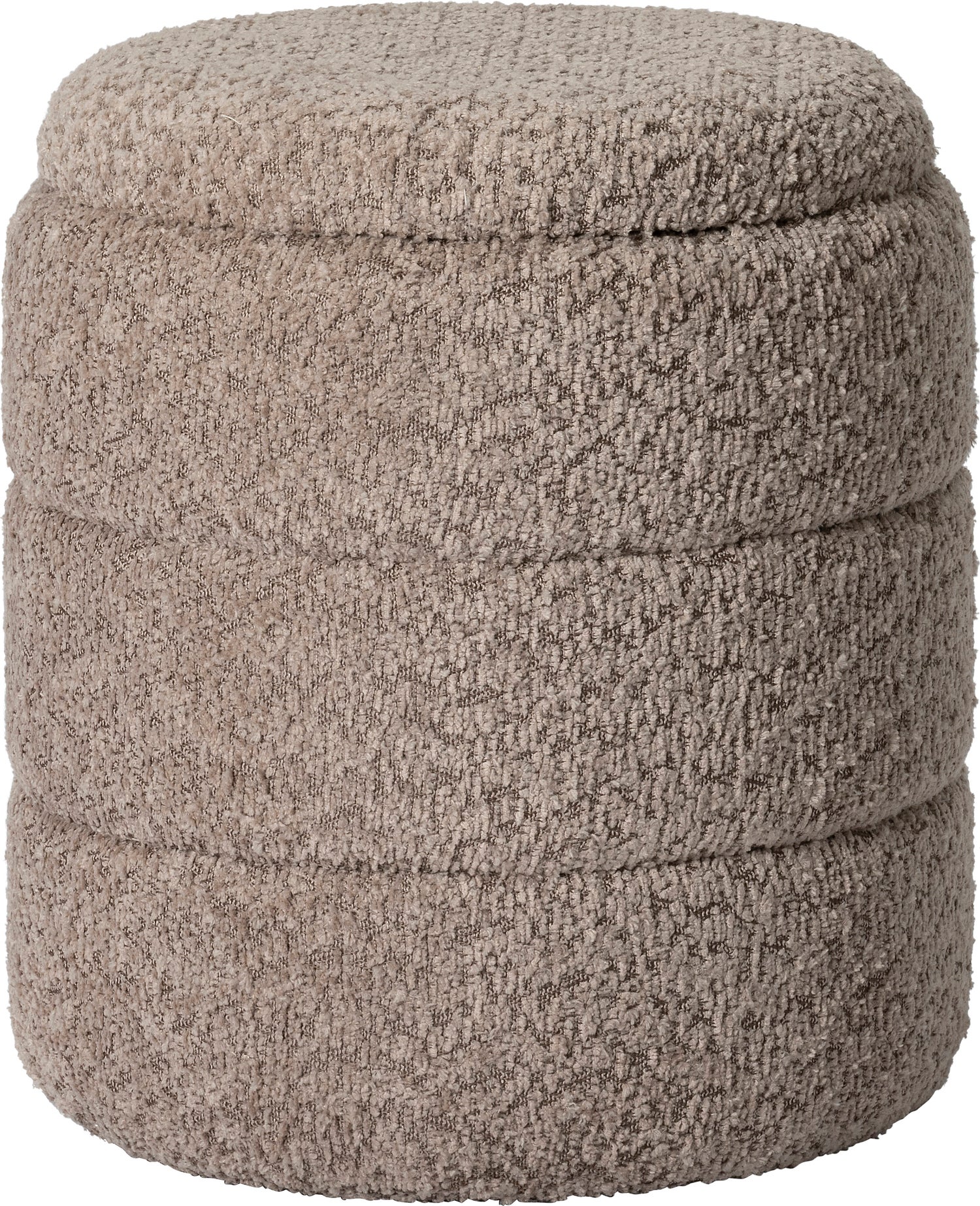 Intratuin poef met opbergruimte Bear beige D 32 H 35 cm