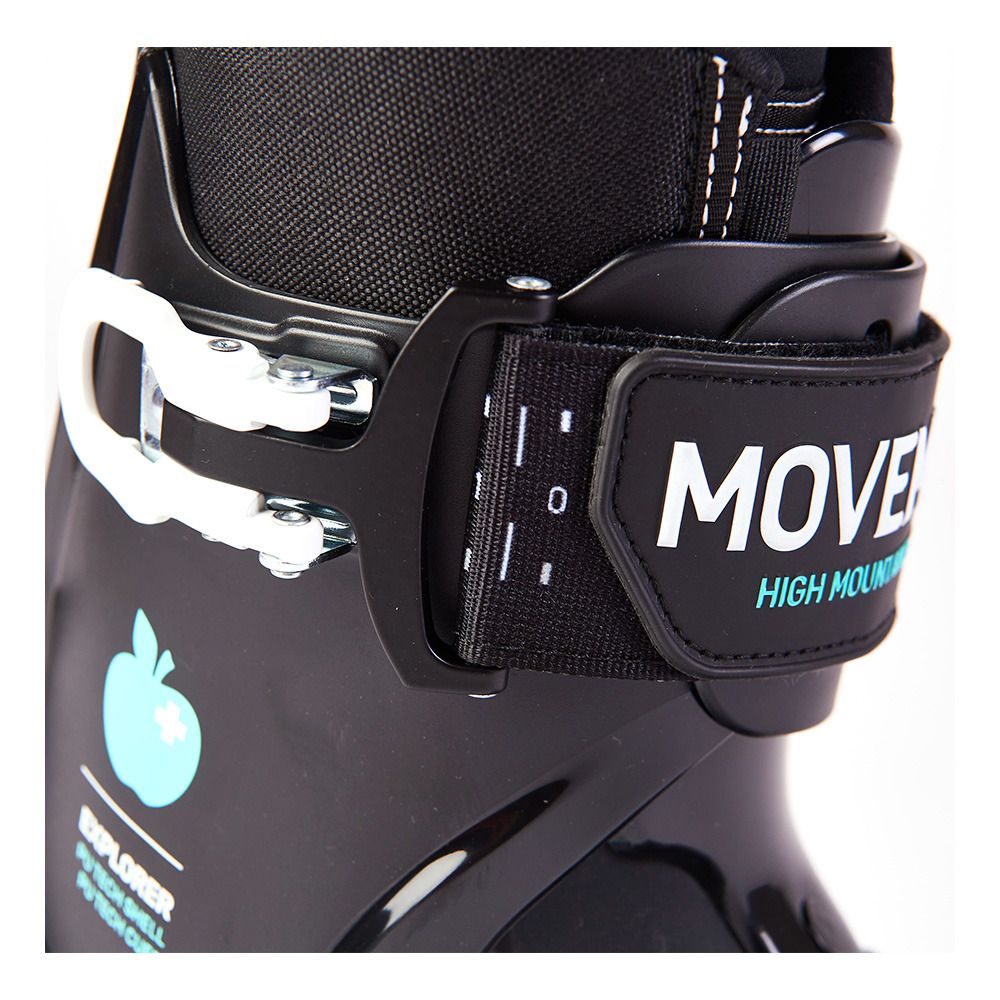 Movement EXPLORER WOMEN - Chaussures ski randonné Femme taupe/black/turquoise - ultralon
