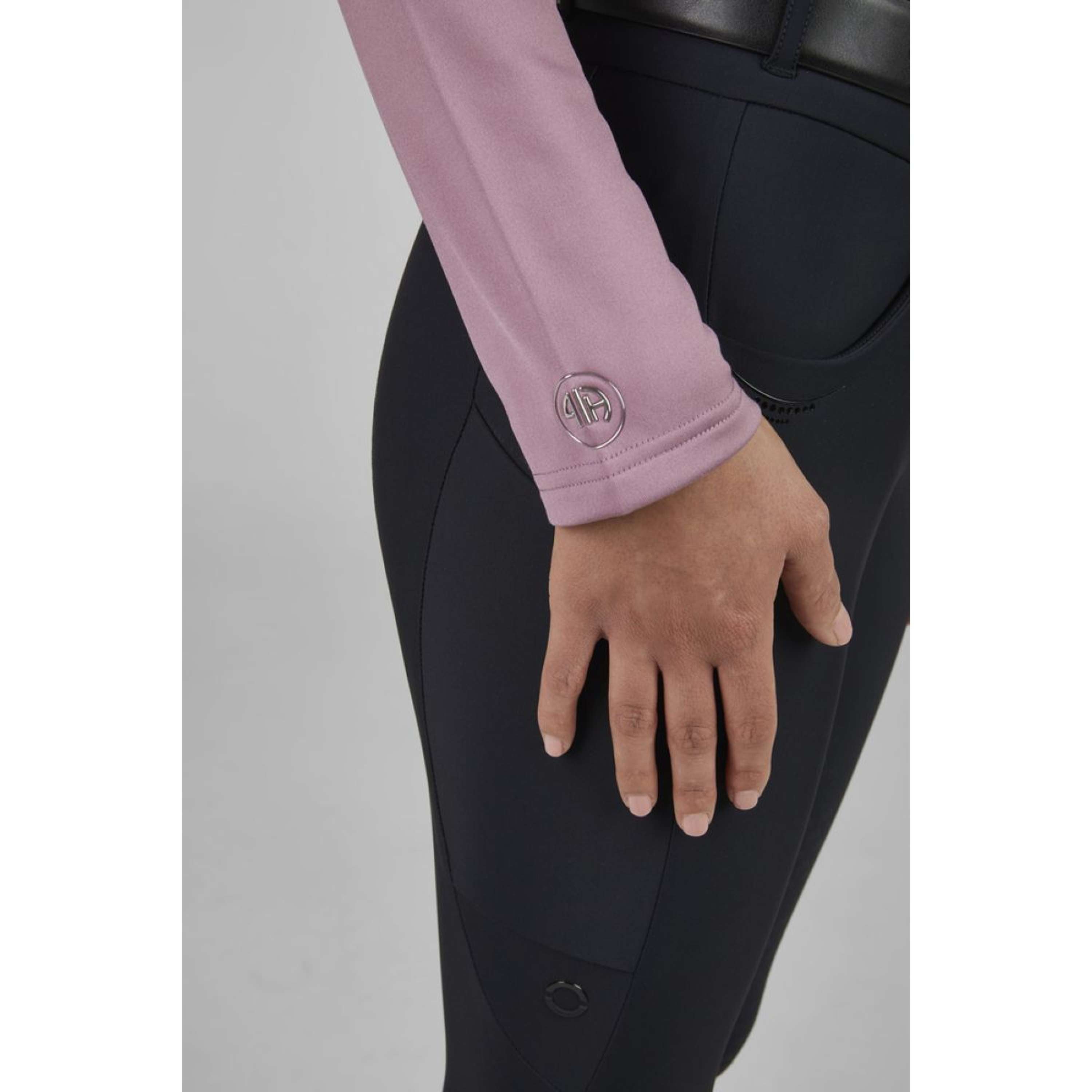 Pikeur Shirt Roll Neck Athleisure AW25 Berry Blush