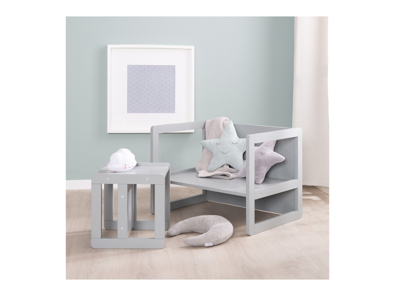 Kindertafel met stoel Montessori 3-in-1