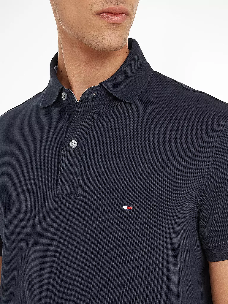 TOMMY HILFIGER Poloshirt Regular Fit PERFORMANCE blau
