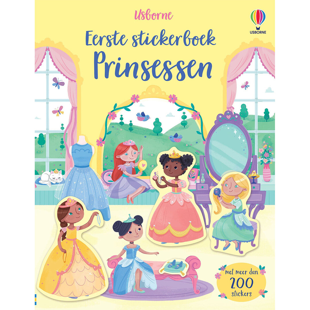 Uitgeverij usborne eerste stickerboek prinsessen