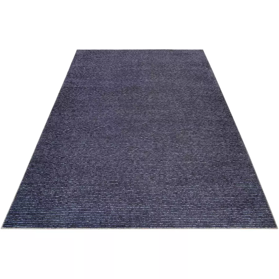Esprit Kurzflorteppich MARLY dunkelblau