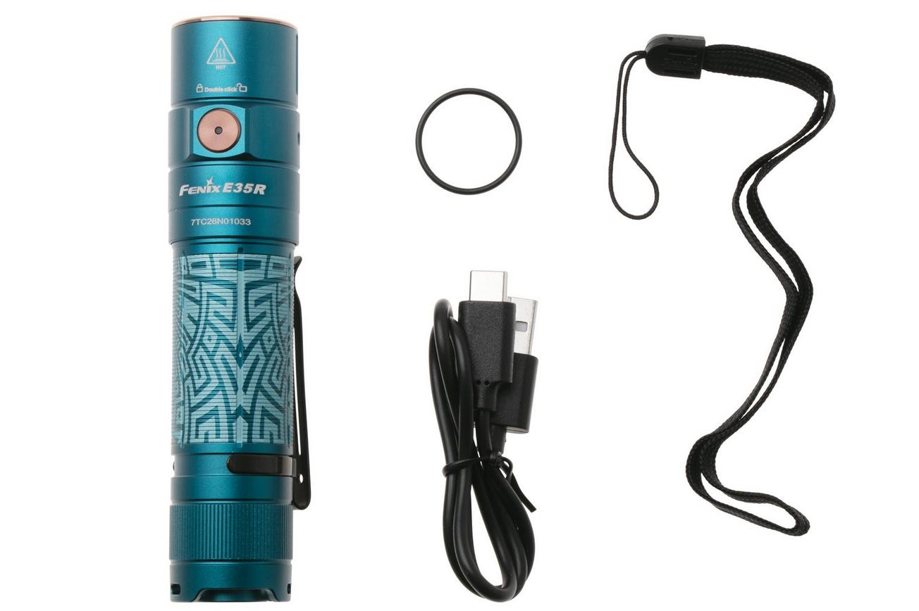 Fenix E35R Navy Blue Graffiti, zaklamp, 3100 lumen