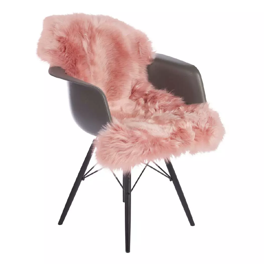 Schaffell 100 cm, rosa