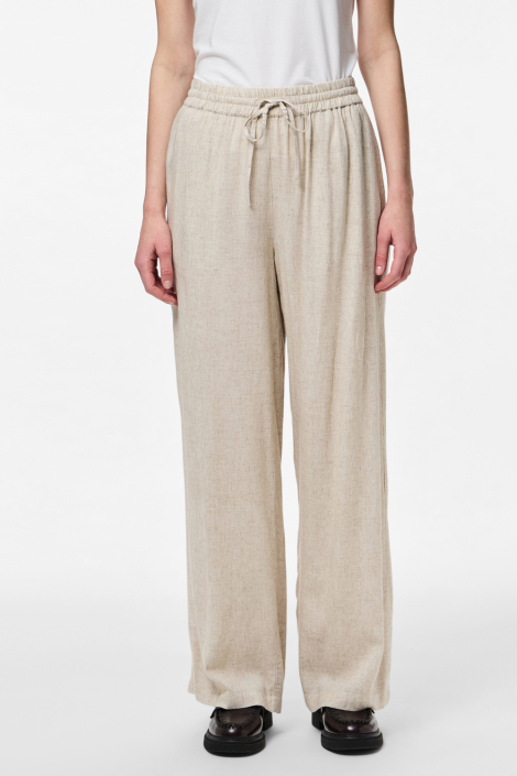 Pieces beige dames broek