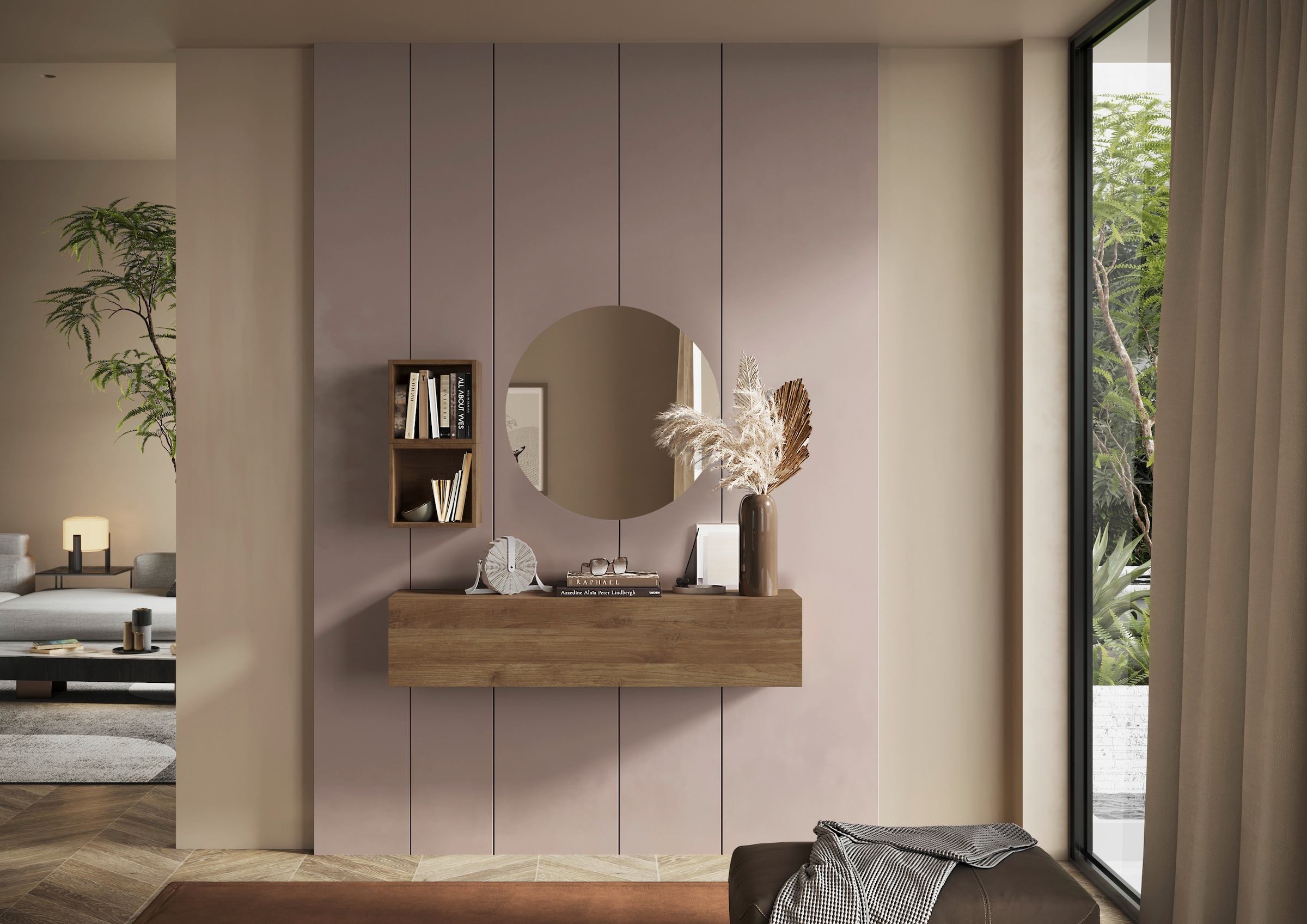 INOSIGN Garderoben-Set »Infinity, 3tlg. Breite 138 cm, Höhe variabel, moderne Garderobe« Spar-Set, 3 Stk. tlg.