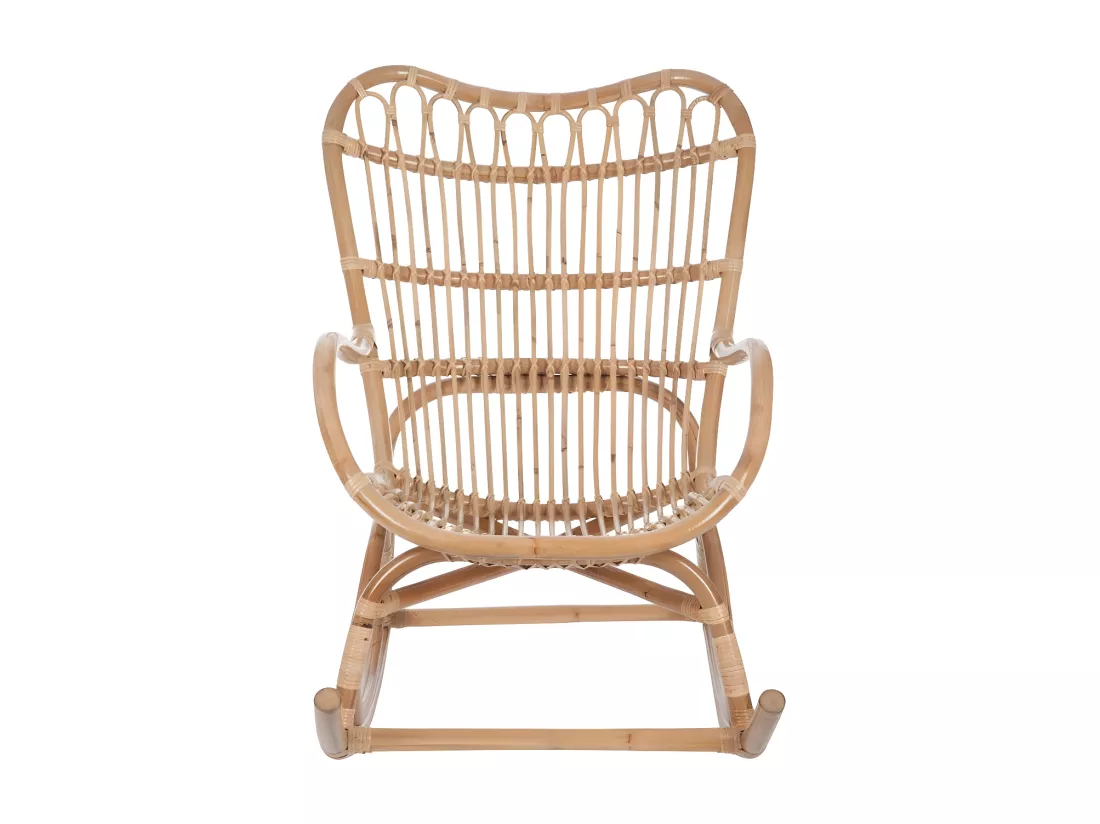 Rocking Chair Rotin naturel - RICKY