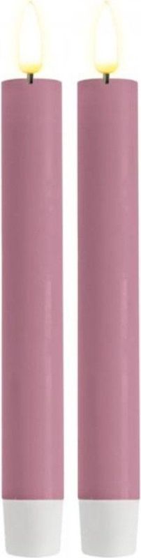 Deluxe Homeart Led Dinnercandle 2 stuks 15 cm Lavendel