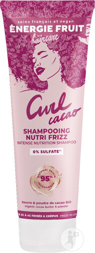 Energie Fruit Shampoing Nutri Intense Sans Sulfate Cheveux Frisés À Crépus Bio Tube 250ml
