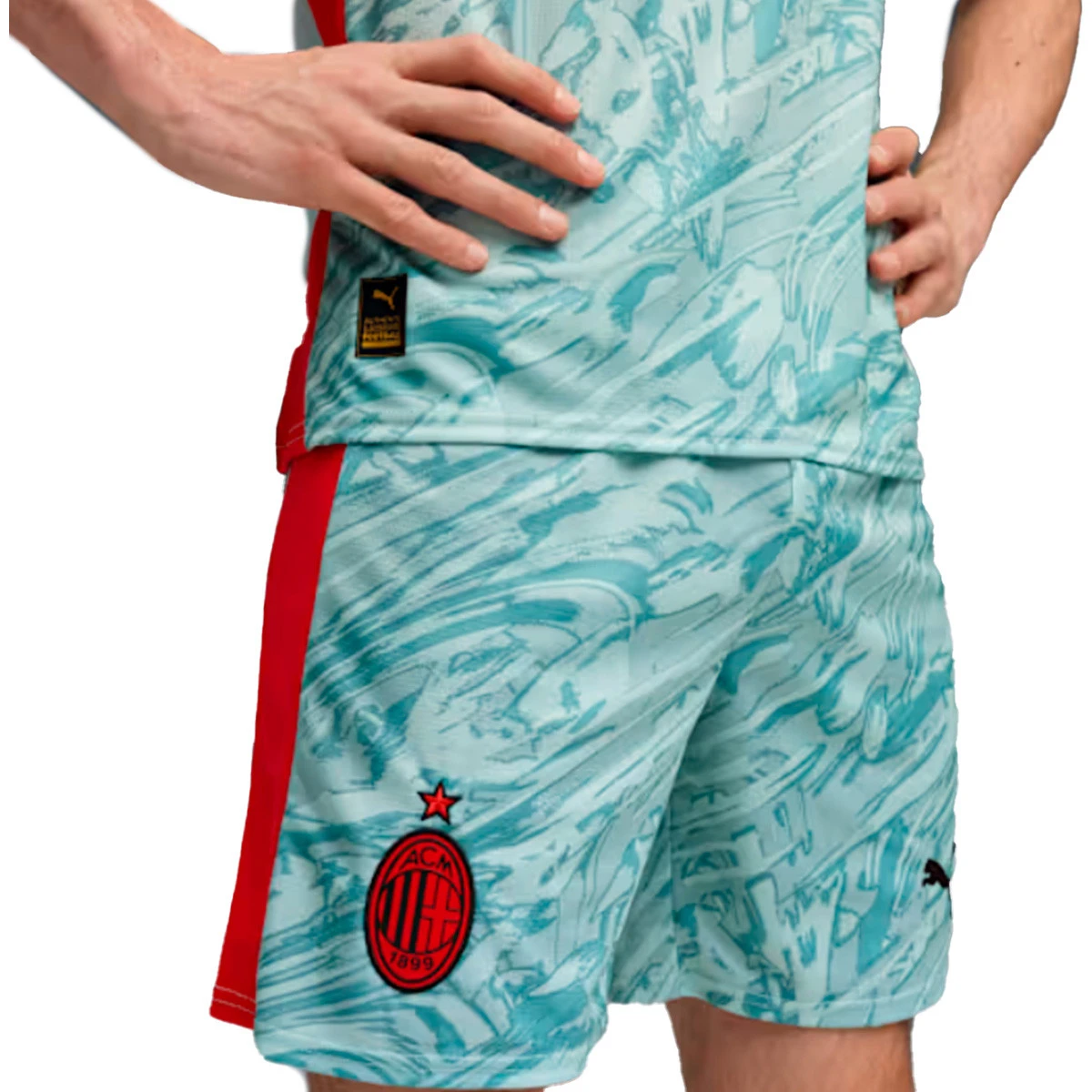 Calções Puma AC Milan Primeiro Equipamento Guarda-redes 2025-2026