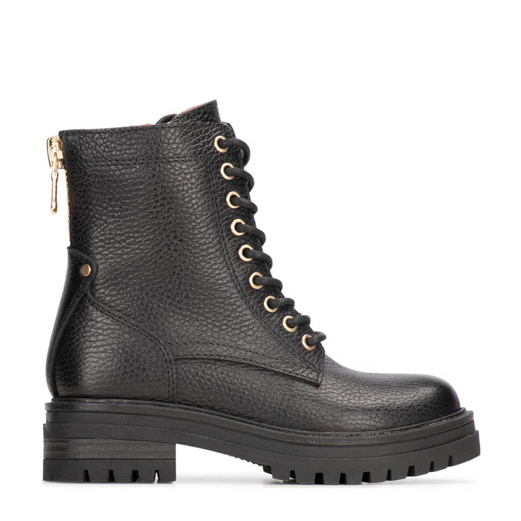 PS Poelman Monkleren veterboots zwart
