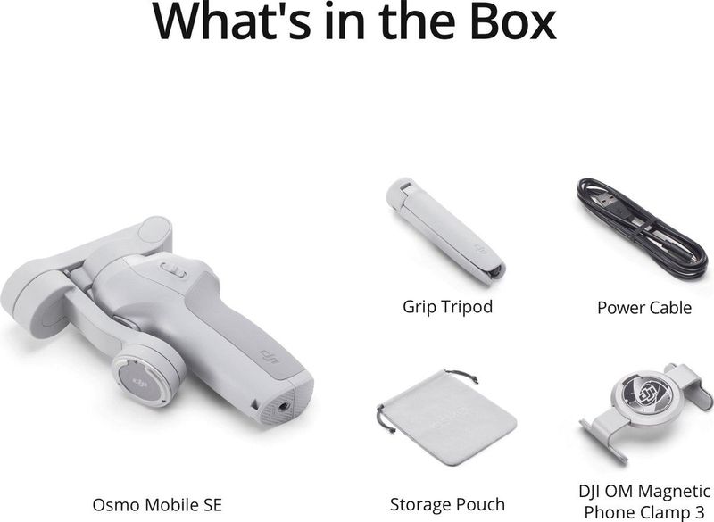 DJI - Osmo Mobile SE - Gimbal - Lichtgewicht - Magnetisch Ontwerp - Draagbaar