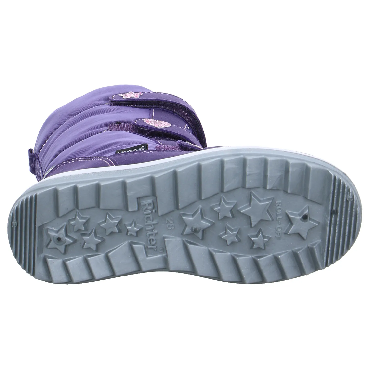 RICHTER Mädchen-Snowboot Membrane Violette Textil  Winterstiefel