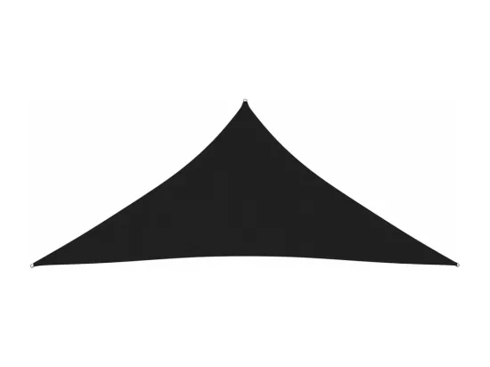 Voile de parasol Tissu Oxford triangulaire 5x7x7 m noir